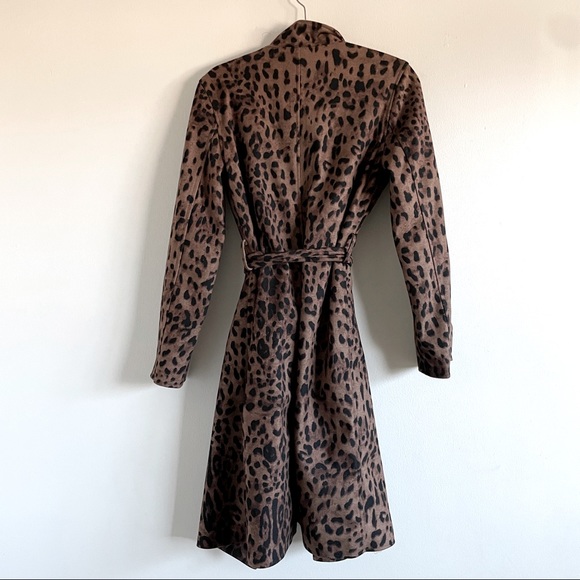 DEAR JOHN DENIM | Leopard Trench Coat - Picture 5 of 10